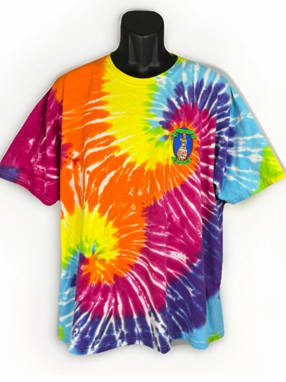 Rare VTG Rogue Dead Guy Ale Tie Dye Shirt XL Oregon Beer Grateful Dead Aesthetic - Picture 2 of 7